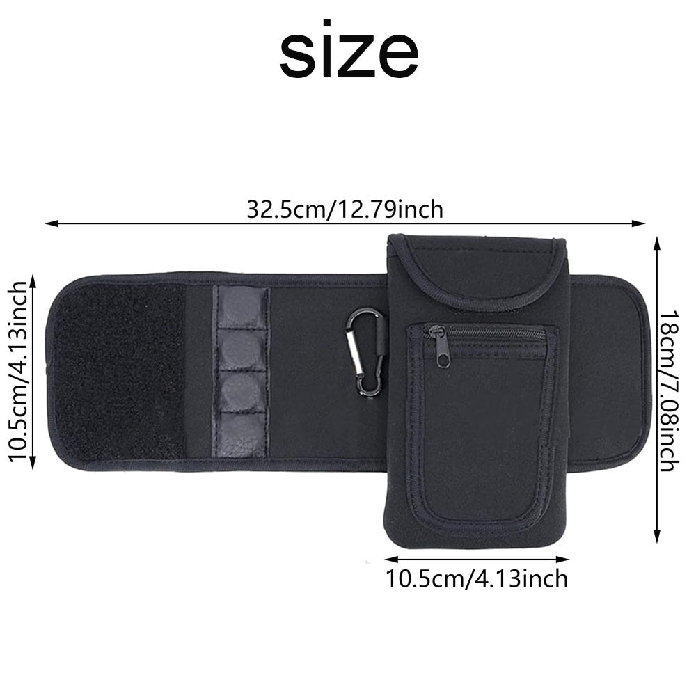 Magnetic Gym Bottle Holder – Phone & Card Pouch