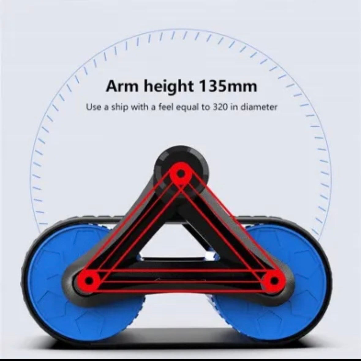 Abdominal Rebound Wheel – Double Wheel Core Trainer