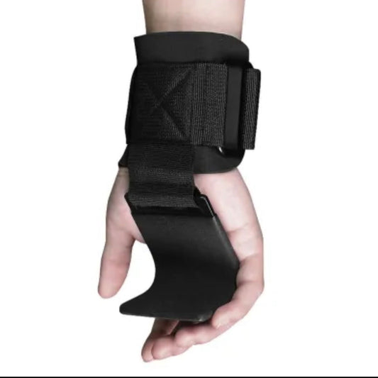 Weight Lifting Hook Grips With Wrist Support