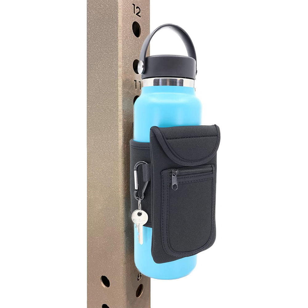 Magnetic Gym Bottle Holder – Phone & Card Pouch