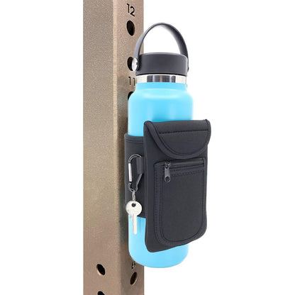 Magnetic Gym Bottle Holder – Phone & Card Pouch